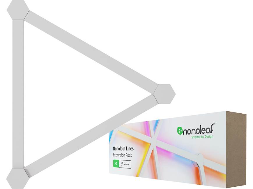 Nanoleaf Lines Expansion Pack Add-on light bars for Lines base kit (3 ...
