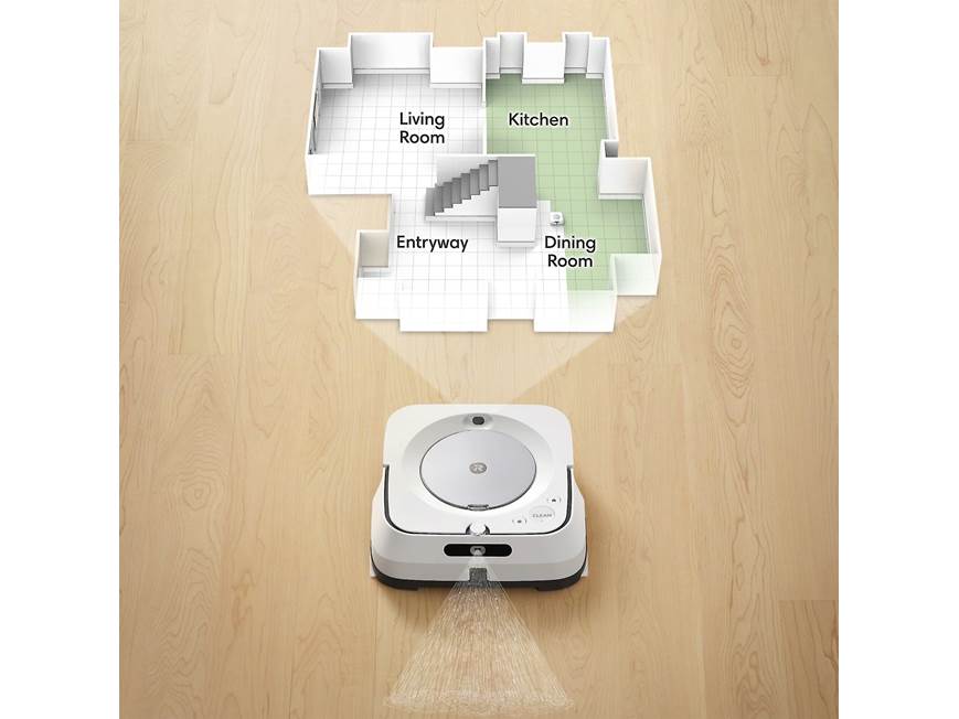 iRobot Braava Jet M6 Smart robot mop with Wi-Fi at Crutchfield