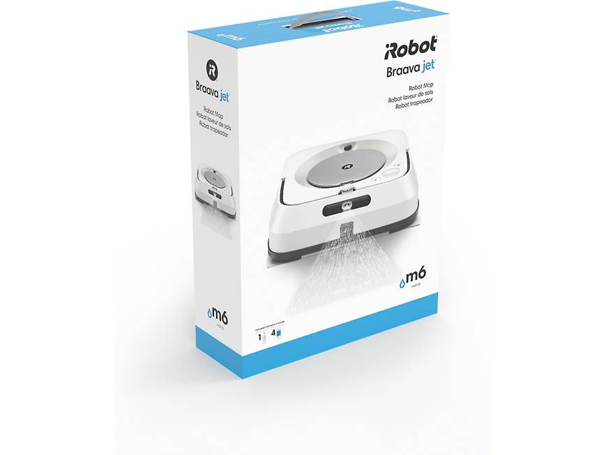 iRobot Braava Jet M6 Smart robot mop with Wi-Fi at Crutchfield