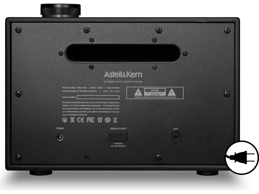 AK ACRO BE100 Bluetoothスピーカー Astell&Kern ACRO BE100 (Black) Powered speaker with Bluetooth