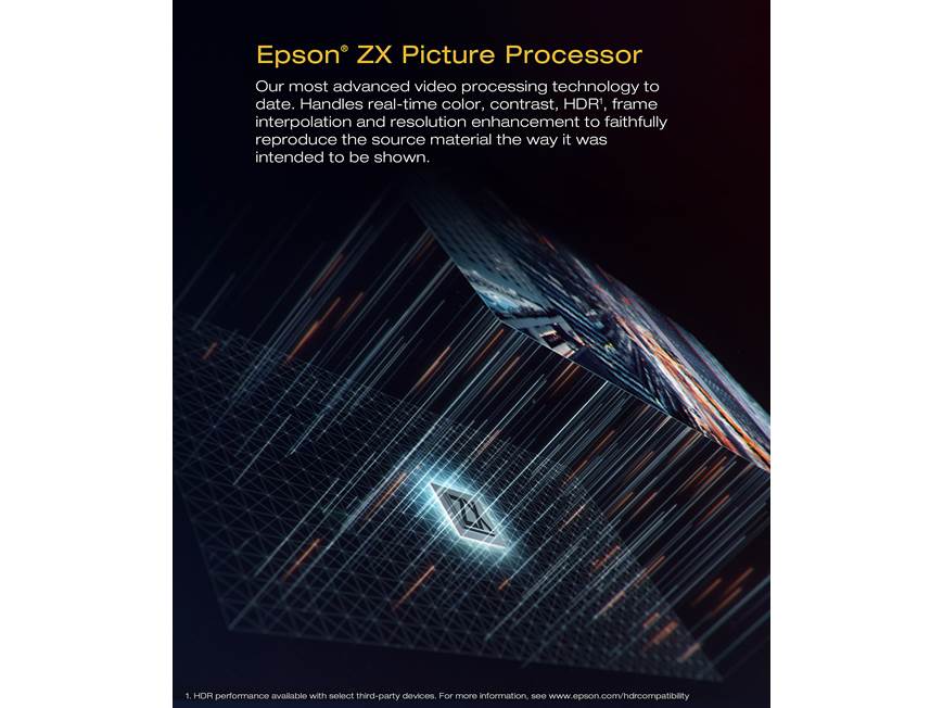 Epson Pro Cinema LS12000 4K laser home theater projector at