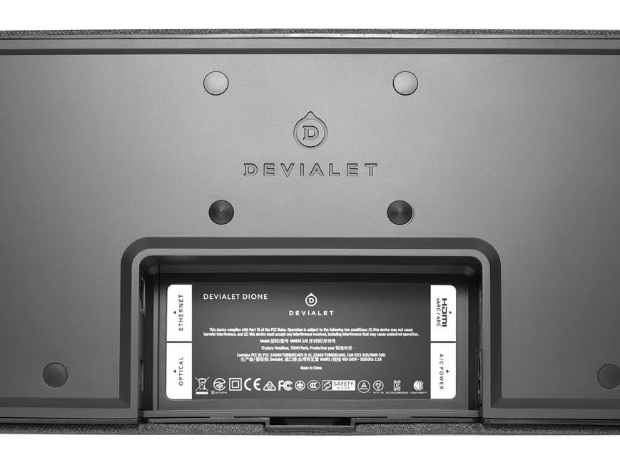 Devialet Dione Powered 5.1.2-channel sound bar system with Wi-Fi