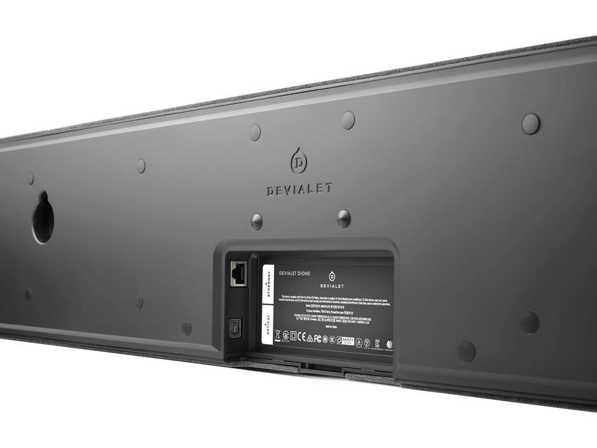 Devialet Dione Powered 5.1.2-channel sound bar system with Wi-Fi