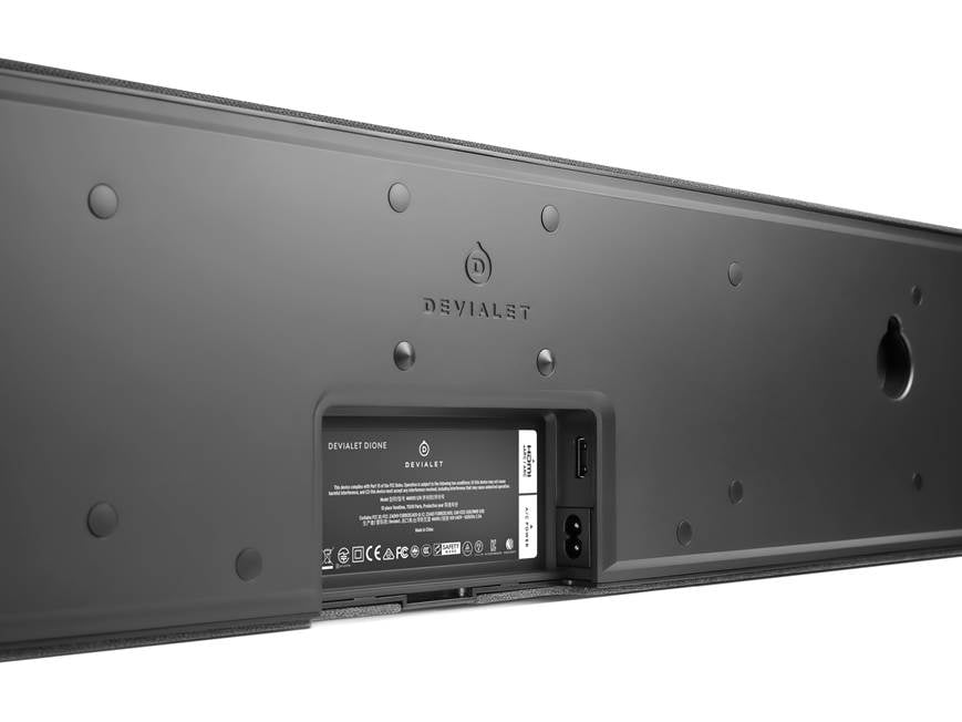 Devialet Dione Powered 5.1.2-channel sound bar system with Wi-Fi