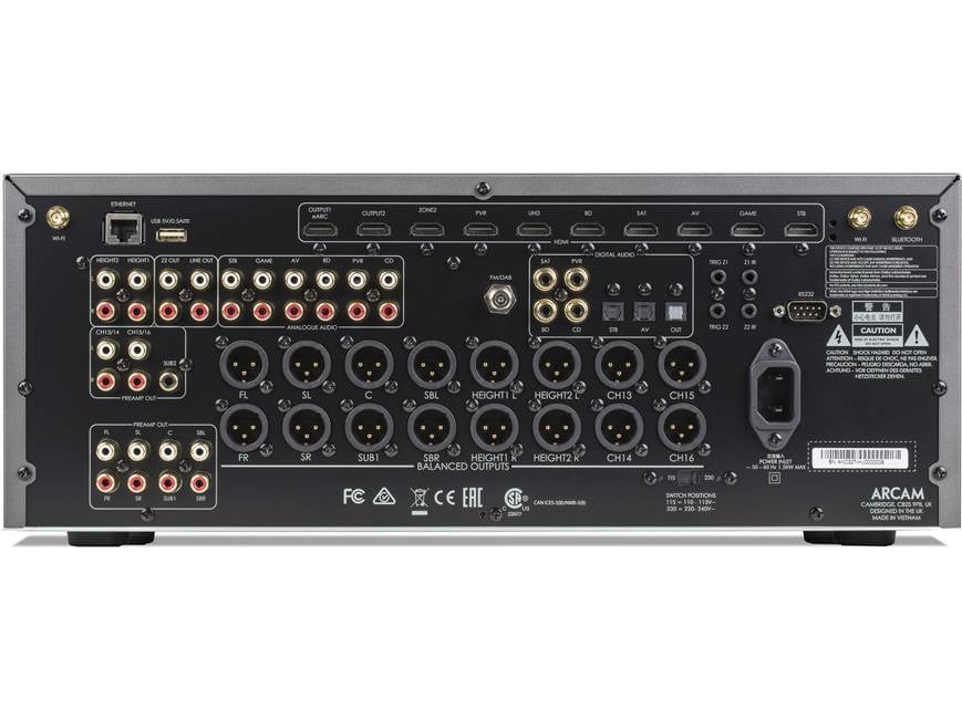 ARCAM AV41 Home theater preamp/processor with 16-channel