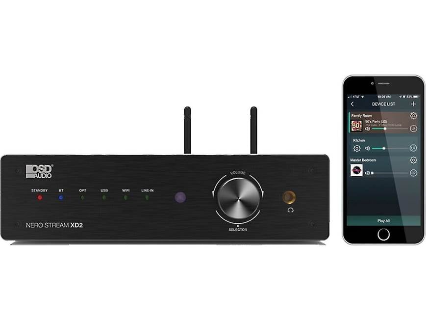 OSD Nero Stream XD2 Integrated amplifier with Bluetooth® and Wi-Fi