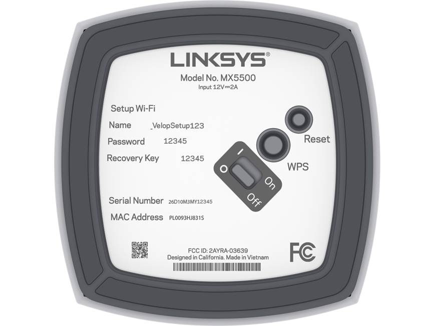 Linksys Atlas Pro 6 Single Wi-Fi 6 router module (MX5501) at