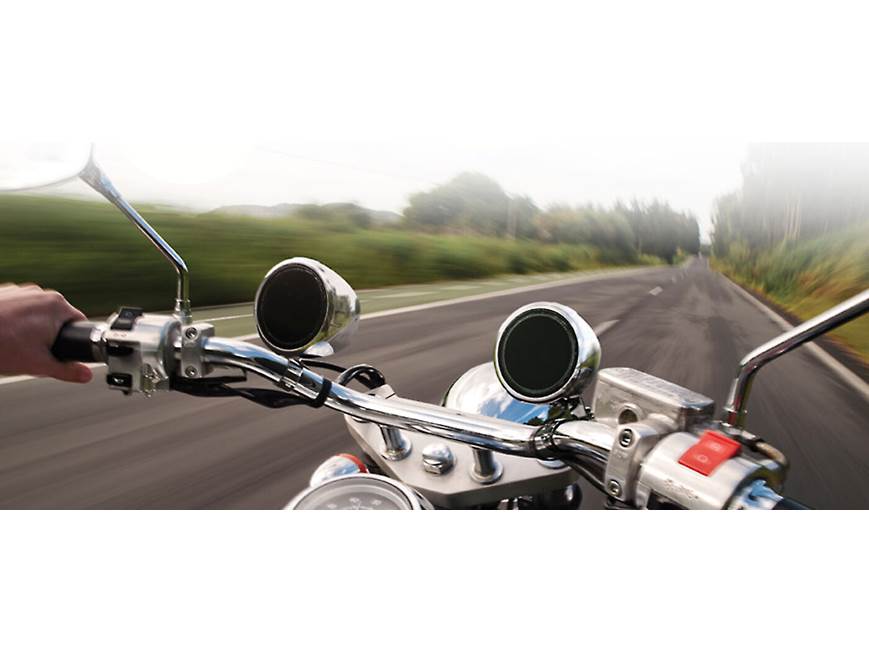 Boss MC420B (Chrome) All-terrain Bluetooth® speaker pods and