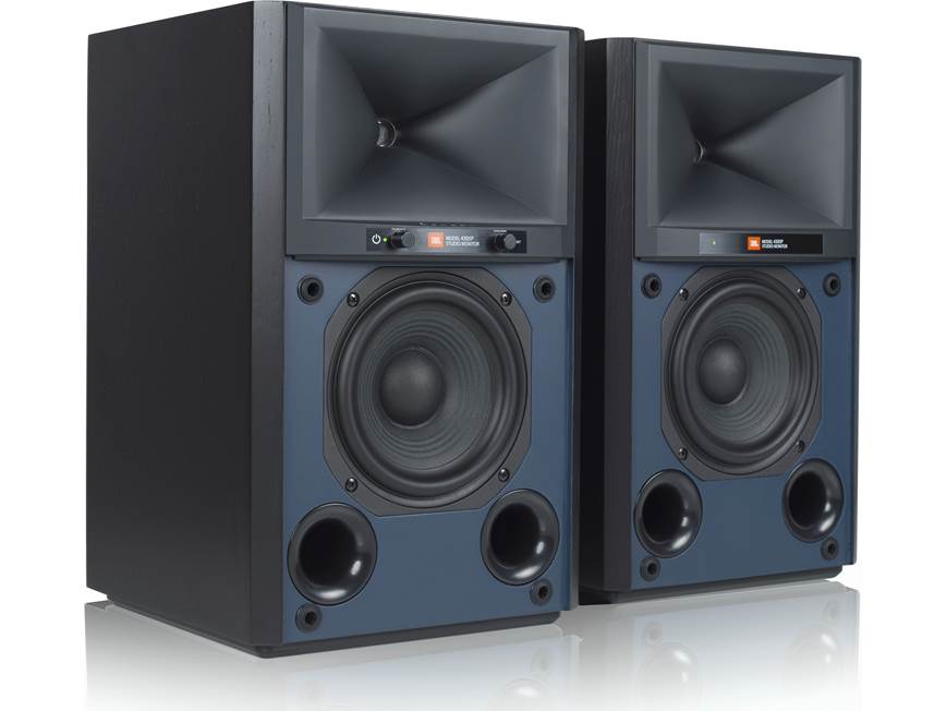 JBL 4305P Studio Monitors (Black Walnut) Wireless powered speakers