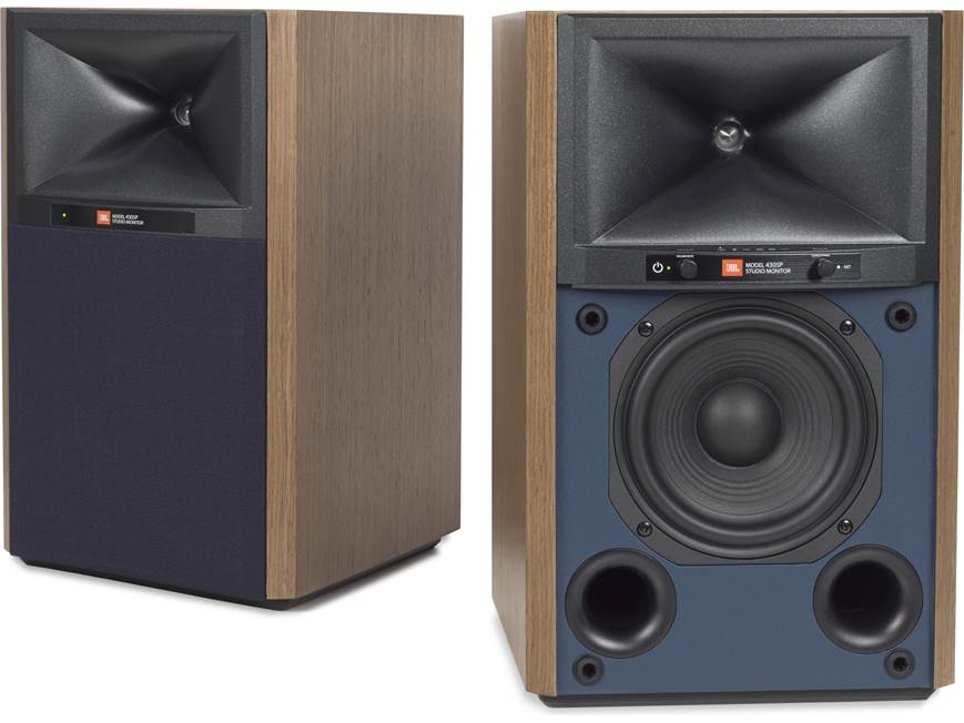 JBL 4305P Studio Monitors (Walnut) Wireless powered speakers with