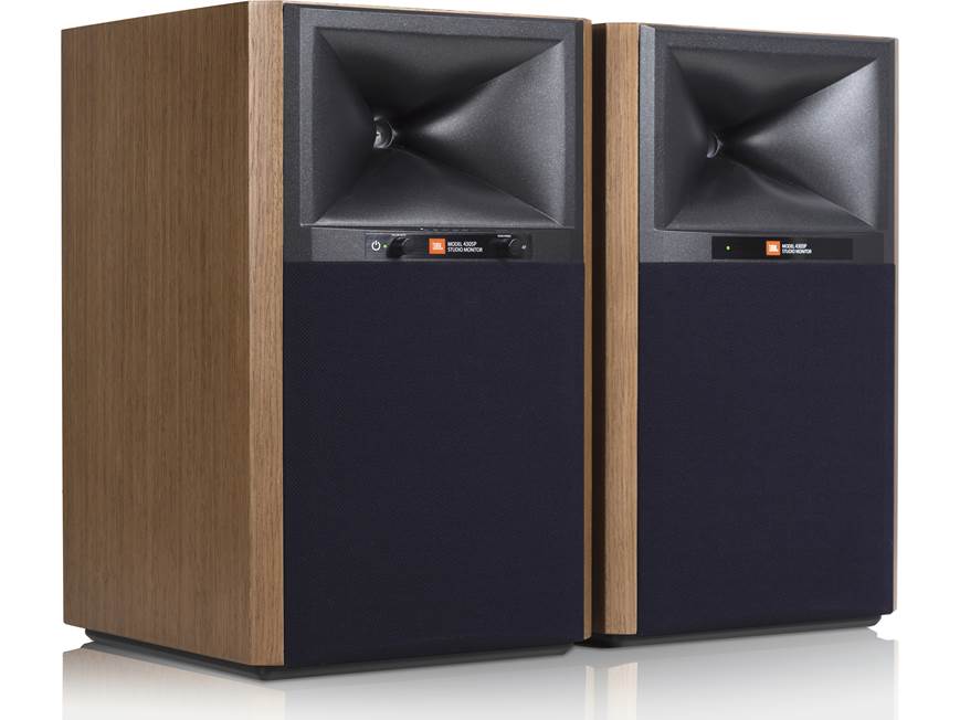 JBL 4305P Studio Monitors (Walnut) Wireless powered speakers with