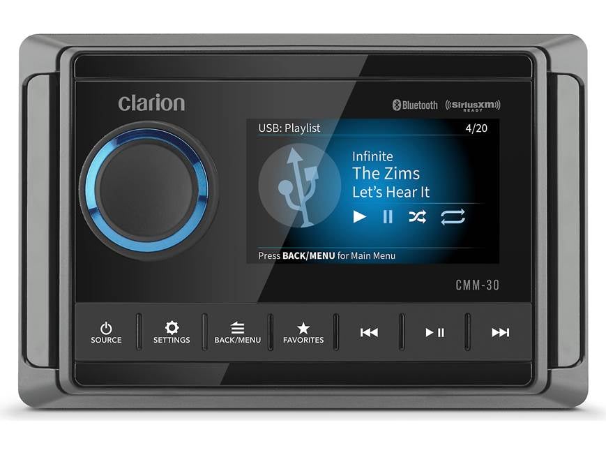 Clarion CMM-30 Marine digital media receiver with 3