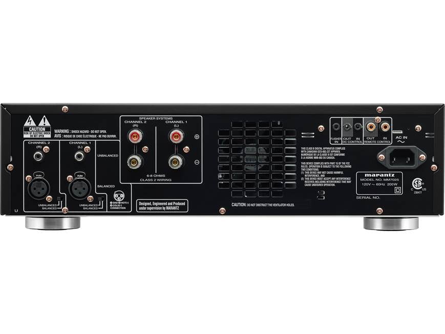 Marantz MM7025 Stereo power amplifier at Crutchfield