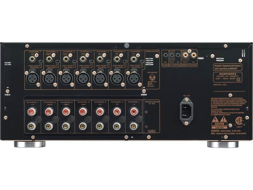 Marantz MM8077 7-channel power amplifier at Crutchfield