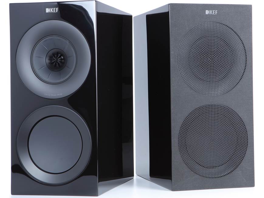 KEF R3 (Gloss Black) Bookshelf speakers (Gloss Black) at Crutchfield