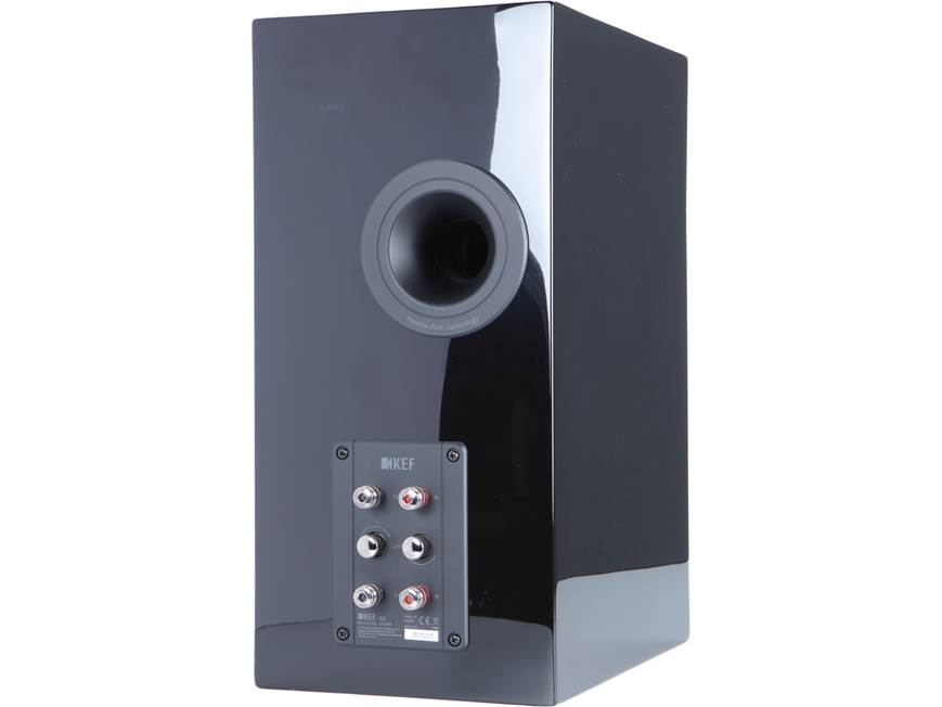 KEF R3 (Gloss Black) Bookshelf speakers (Gloss Black) at Crutchfield