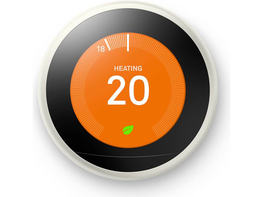 Google Nest Learning Thermostat, 3rd Generation (White) Smart