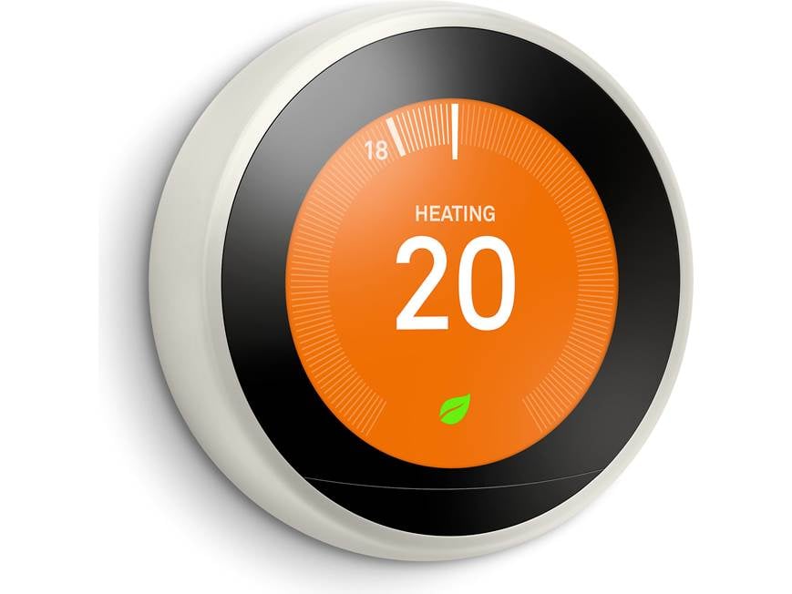 Google Nest Learning Thermostat, 3rd Generation (White) Smart
