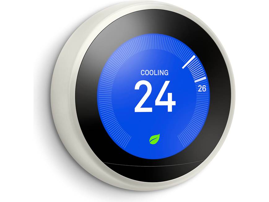 Google Nest Learning Thermostat, 3rd Generation (White) Smart