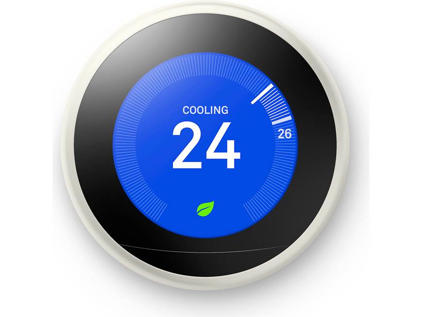 Google Nest Learning Thermostat, 3rd Generation (White) Smart
