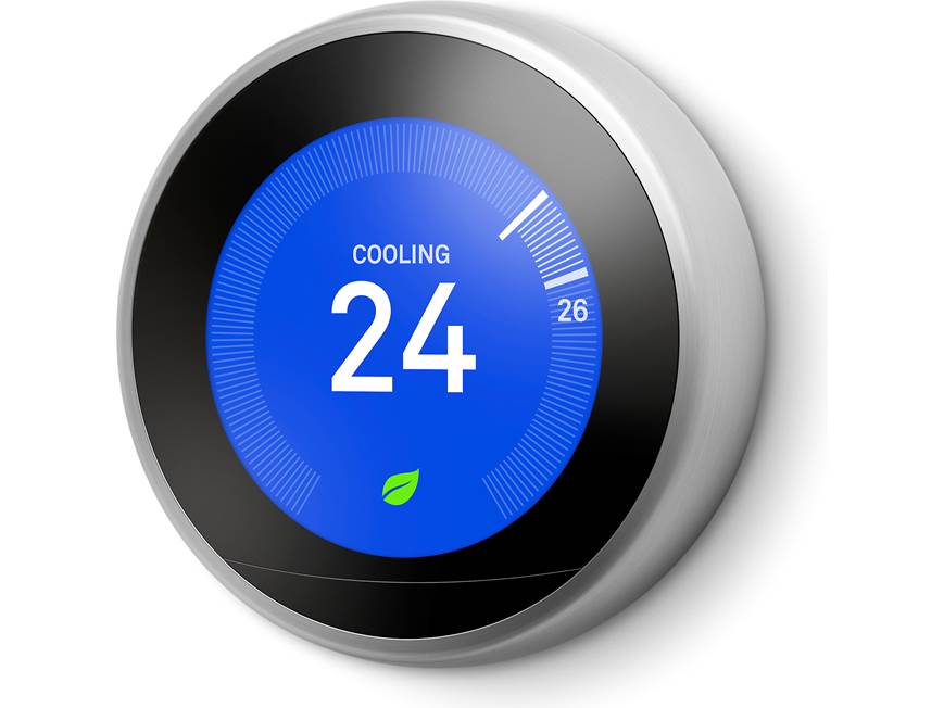 Google Nest Learning Thermostat, 3rd Generation (Silver) Smart
