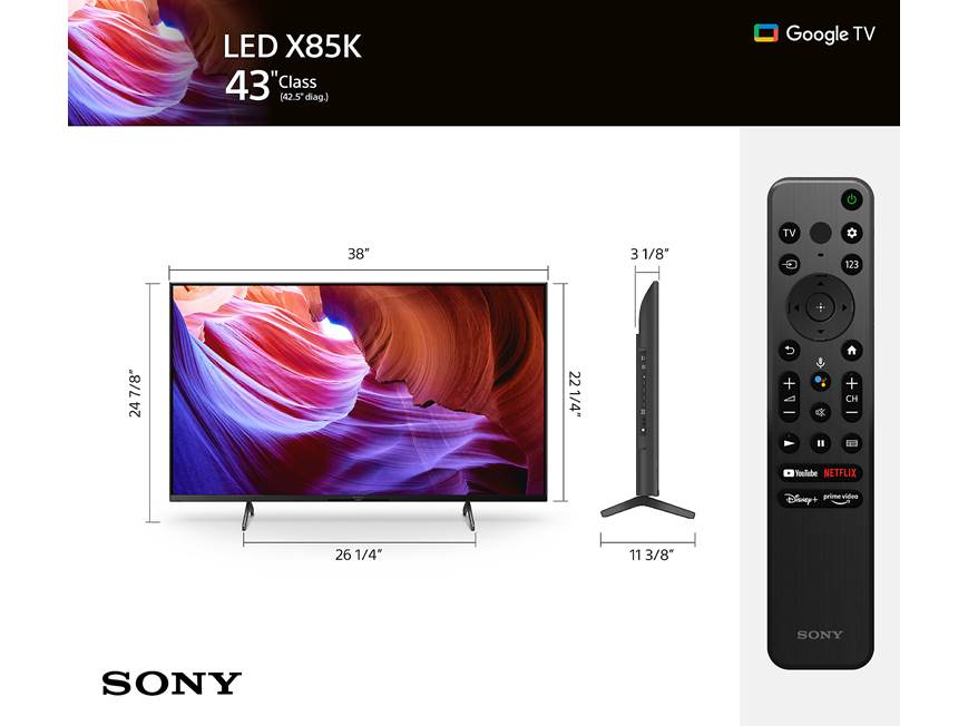Sony KD-43X85K 43