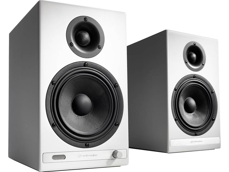 Audioengine HD6 (White) Powered stereo speakers with Bluetooth