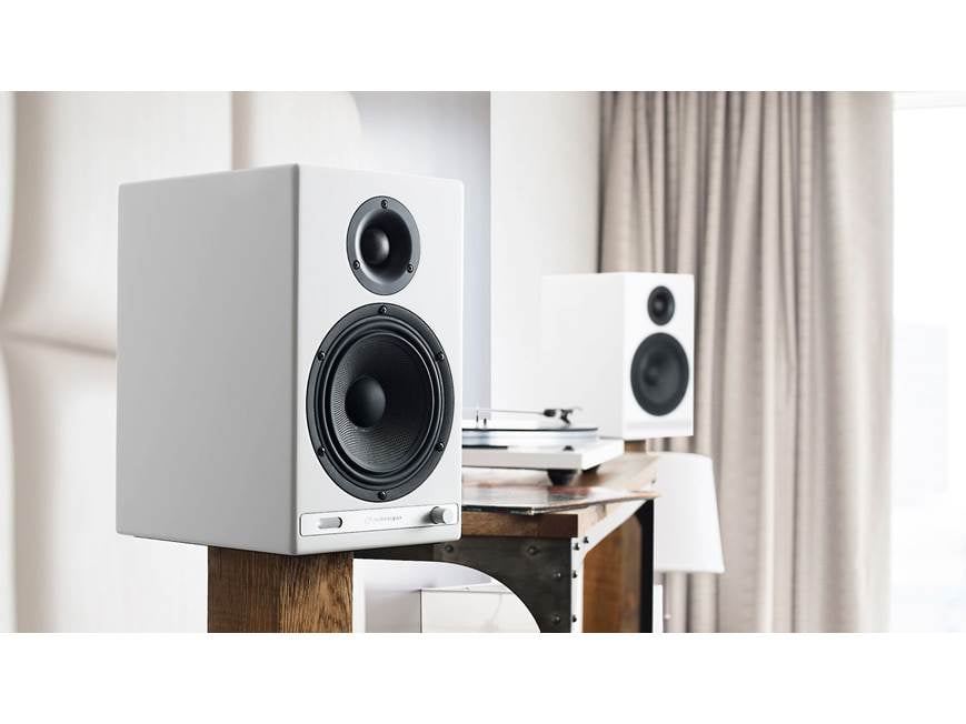 Audioengine HD6 (White) Powered stereo speakers with Bluetooth