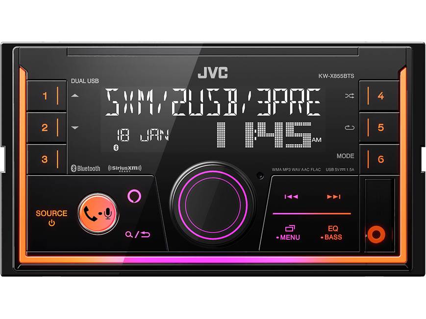 JVC KW-X855BTS Digital media receiver at Crutchfield