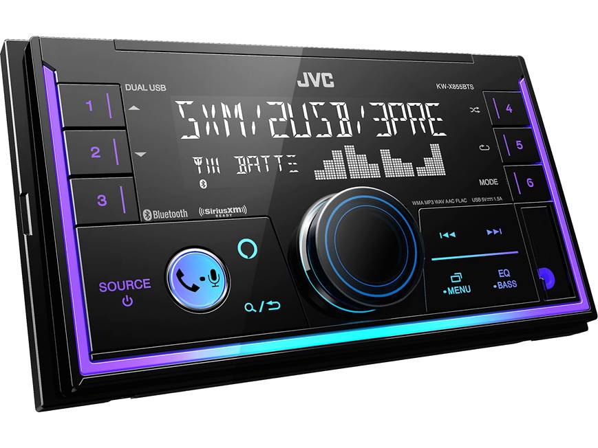 JVC KW-X855BTS Digital media receiver at Crutchfield