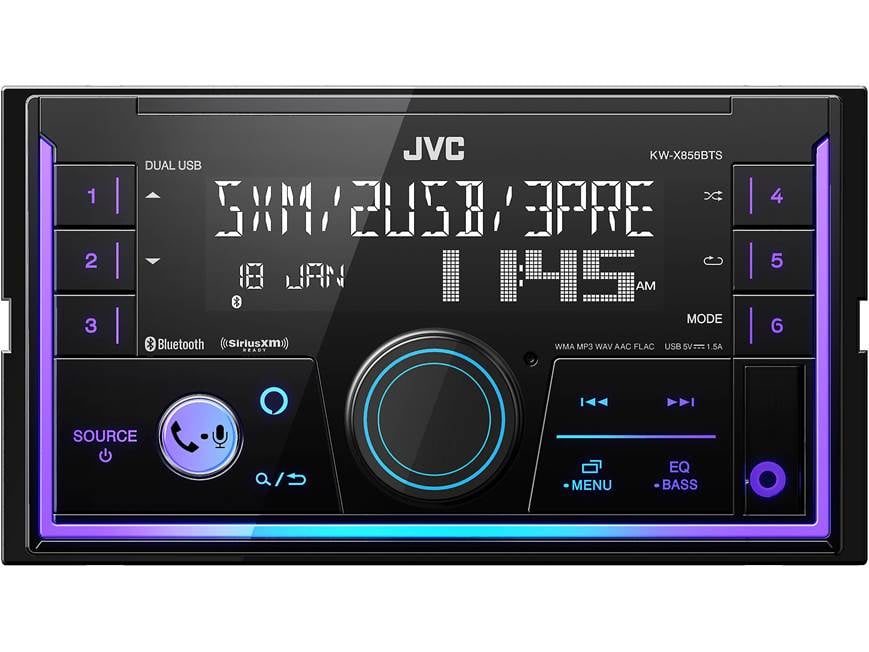 JVC ZDR-035 × 5 JVC KW-X855BTS Digital media receiver at Crutchfield