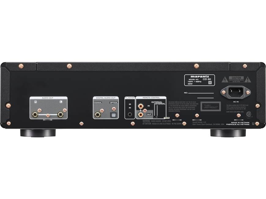 Marantz CD60 (Silver Gold) Single-disc CD player with USB port for