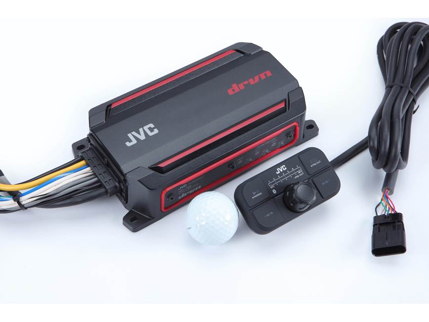JVC KS-DR2104DBT drvn Series compact 4-channel marine amplifier
