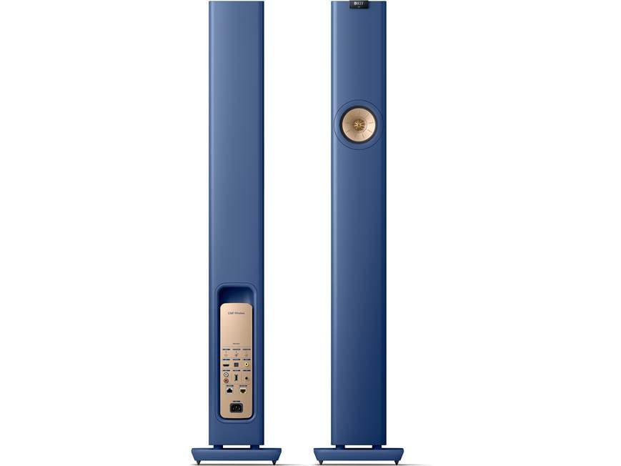 KEF LS60 Wireless (Royal Blue) Powered stereo speakers with Wi-Fi