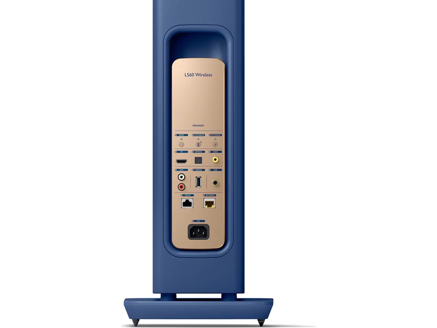 KEF LS60 Wireless (Royal Blue) Powered stereo speakers with Wi-Fi