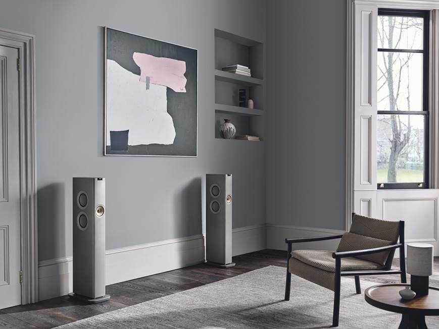 【中古】KEF LS60 Wireless Titanium Grey ペア KEF Titanium Grey LS60 Wireless HiFi Speakers - LS60WTI | Abt