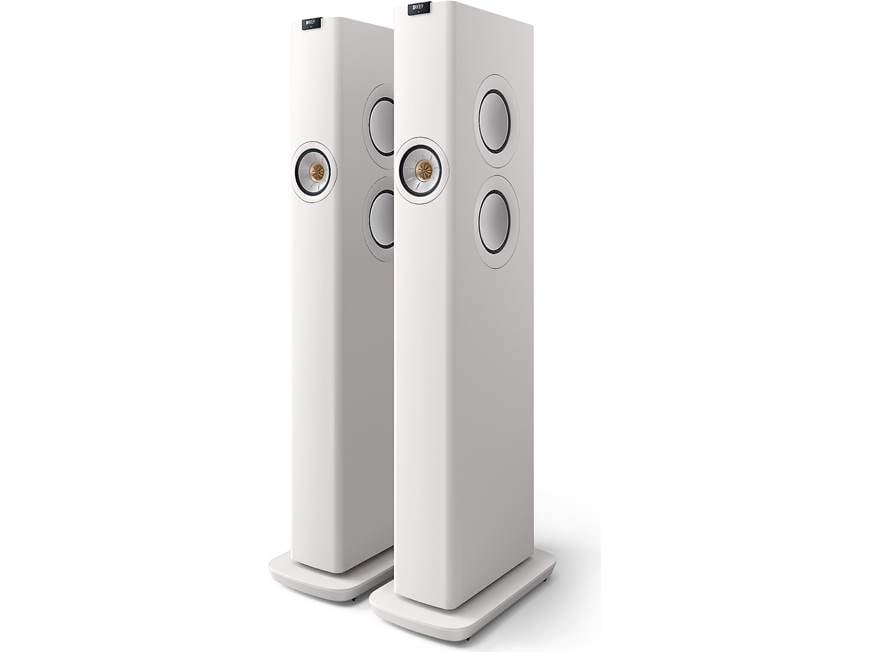 KEF LS60 Wireless (Mineral White) Powered stereo speakers with Wi