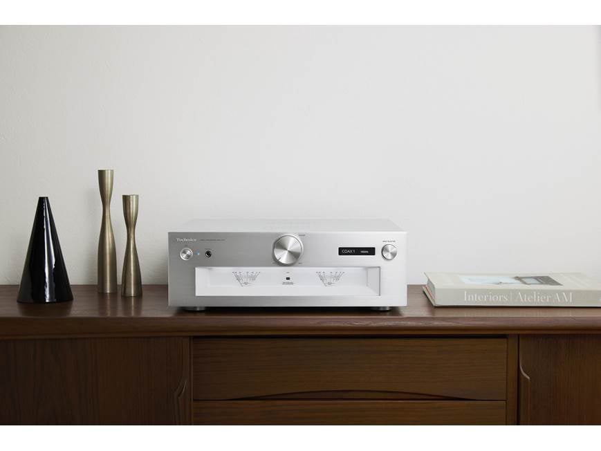 TECHNICS SU-V2 AMPLIFIER Class A Phono Input Hi Fi Vintage Japan Silver