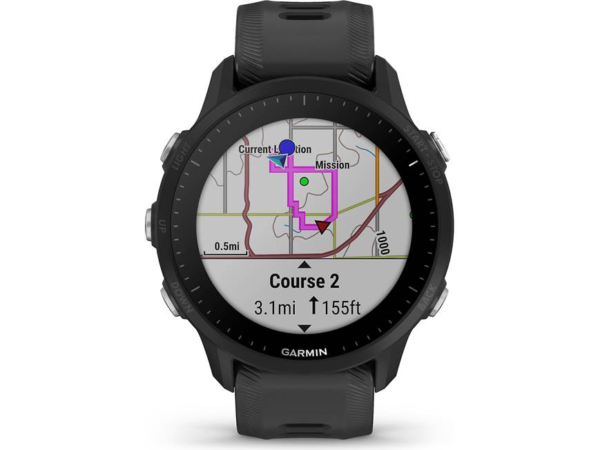 Garmin Forerunner 955 (Black) GPS running watch (Black) at Crutchfield