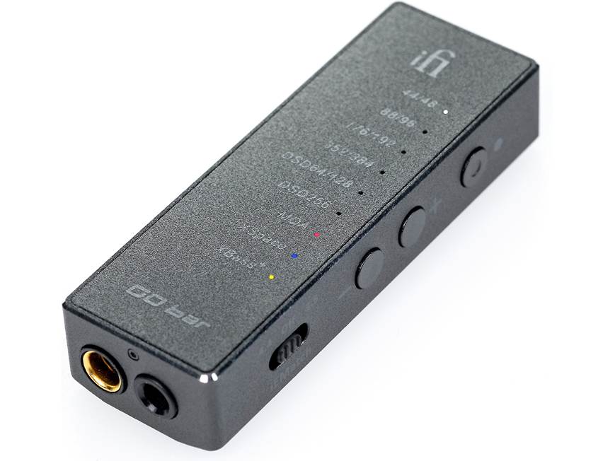 iFi GO bar Portable USB DAC/headphone amplifier, compatible with