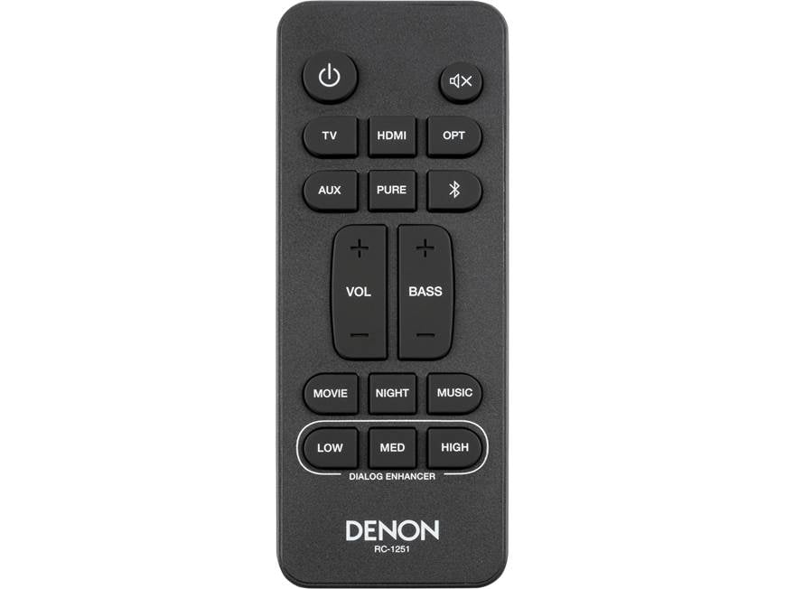 Denon DHT-S217 Powered 2.1-channel sound bar with Dolby Atmos® and