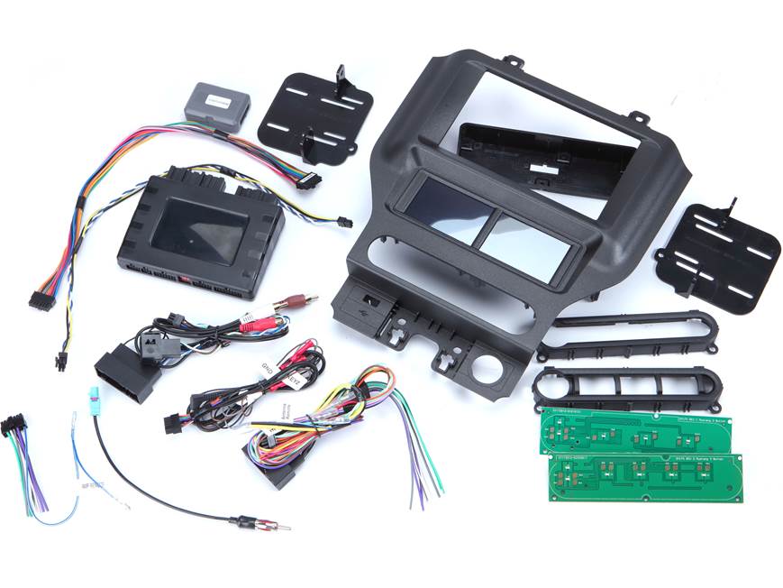 Scosche ITCFD05AB Mustang Kit (Black) Install and connect a car