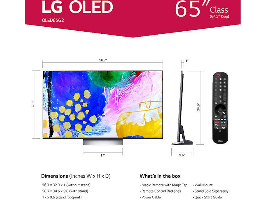 LG OLED65G2PUA 65