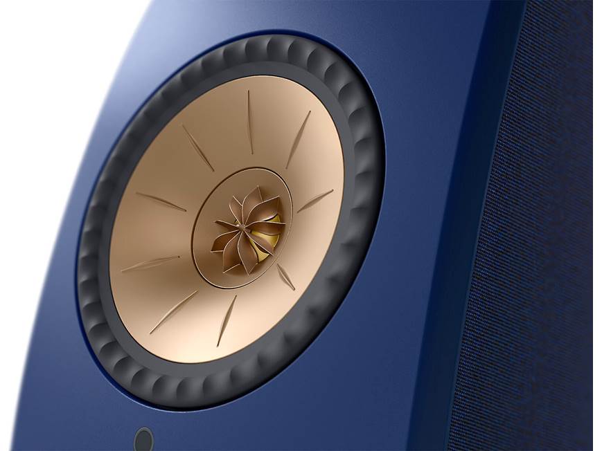 KEF LSX II (Cobalt Blue, Fabric) Powered speakers with Wi-Fi