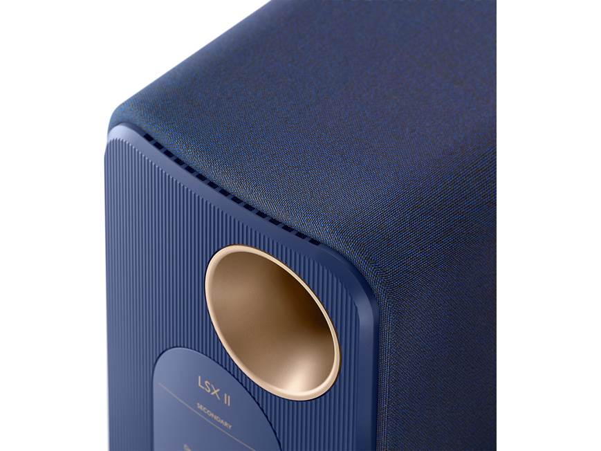 【新品 未開梱】KEF LSXII BLUE [ハイレゾ /Wi-Fi] KEF LSX II (Cobalt Blue, Fabric) Powered speakers with Wi-Fi