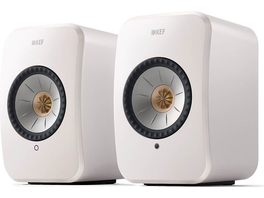 KEF LSX II (Mineral White, Satin) Powered speakers with Wi-Fi