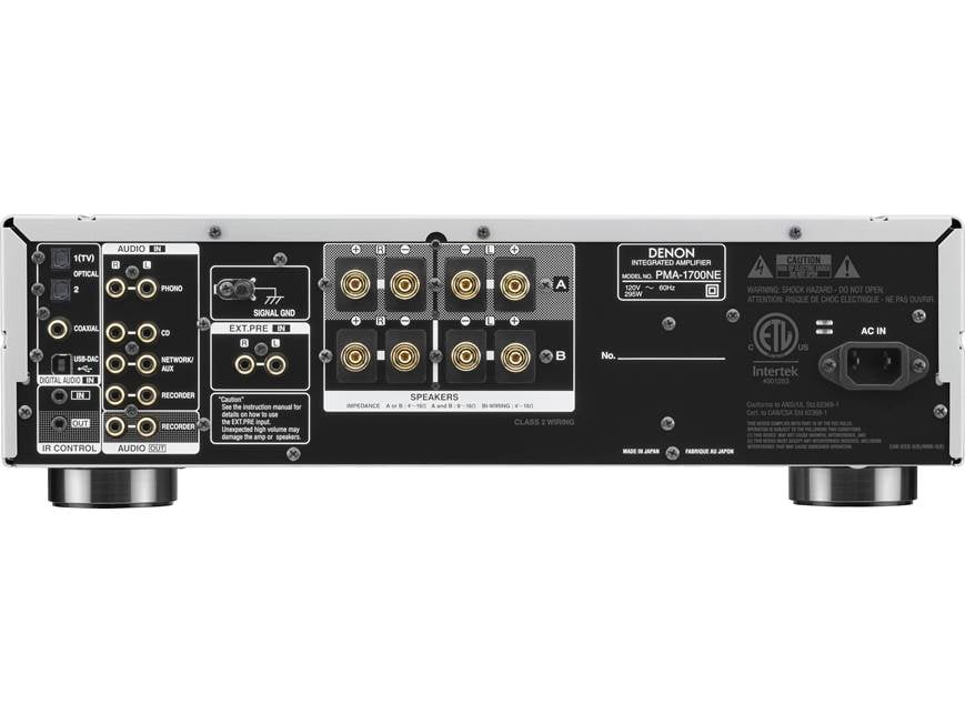 Denon PMA-1700NE (Silver) Stereo integrated amplifier with built
