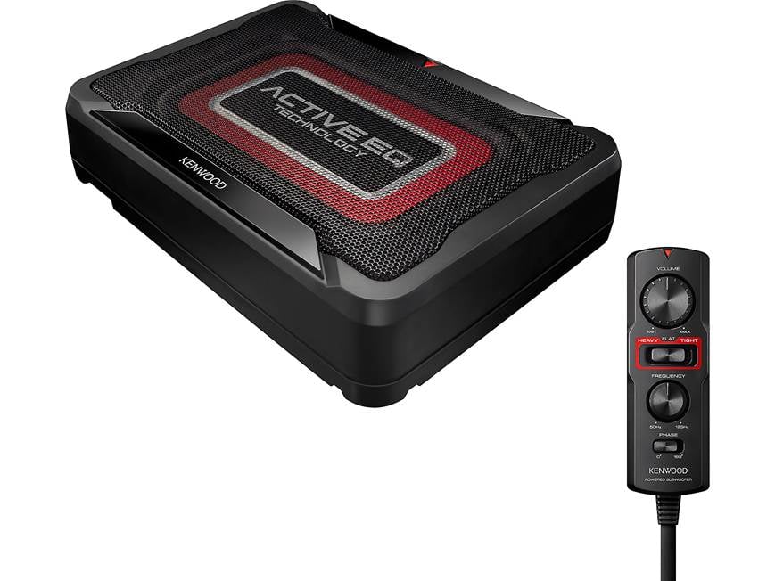 Kenwood KSC-PSW7EQ Compact powered subwoofer with 8.25