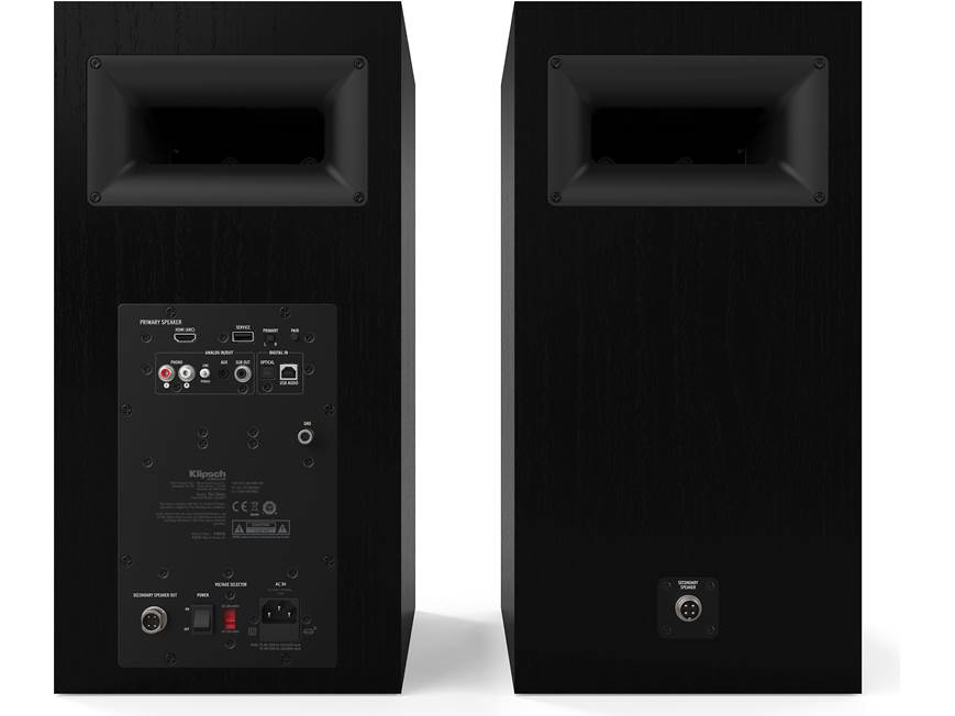 Klipsch The Nines (Black) Powered stereo speakers with Bluetooth