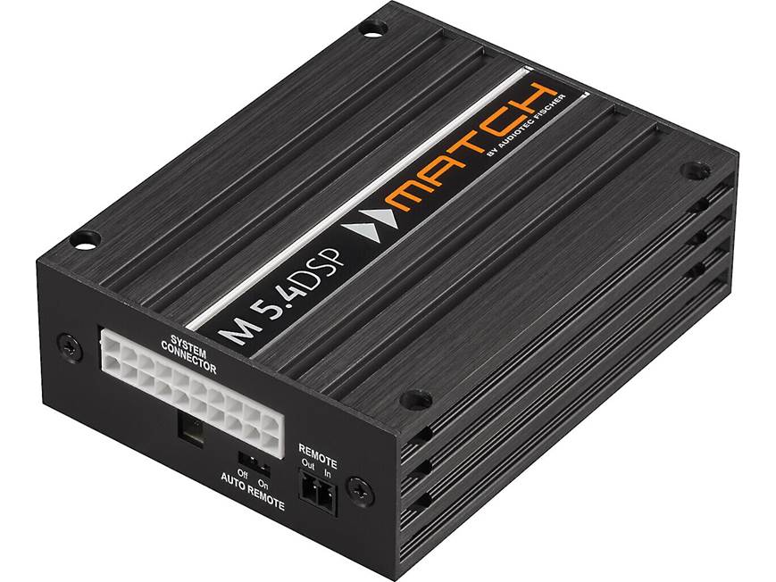 MATCH M 5.4DSP Compact 5-channel car amplifier with digital signal